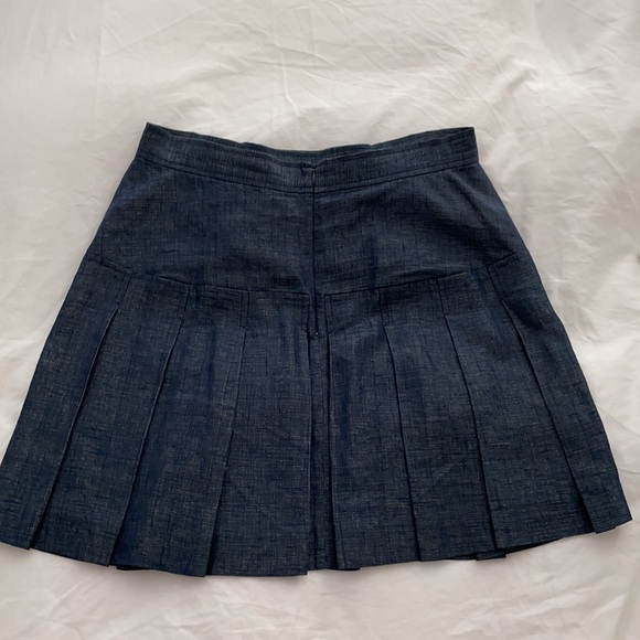 SEARLE Denim Mini Skirt size 8 - Picture 3 of 4